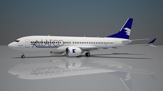 Alafco Boeing 737 max 8 3D model