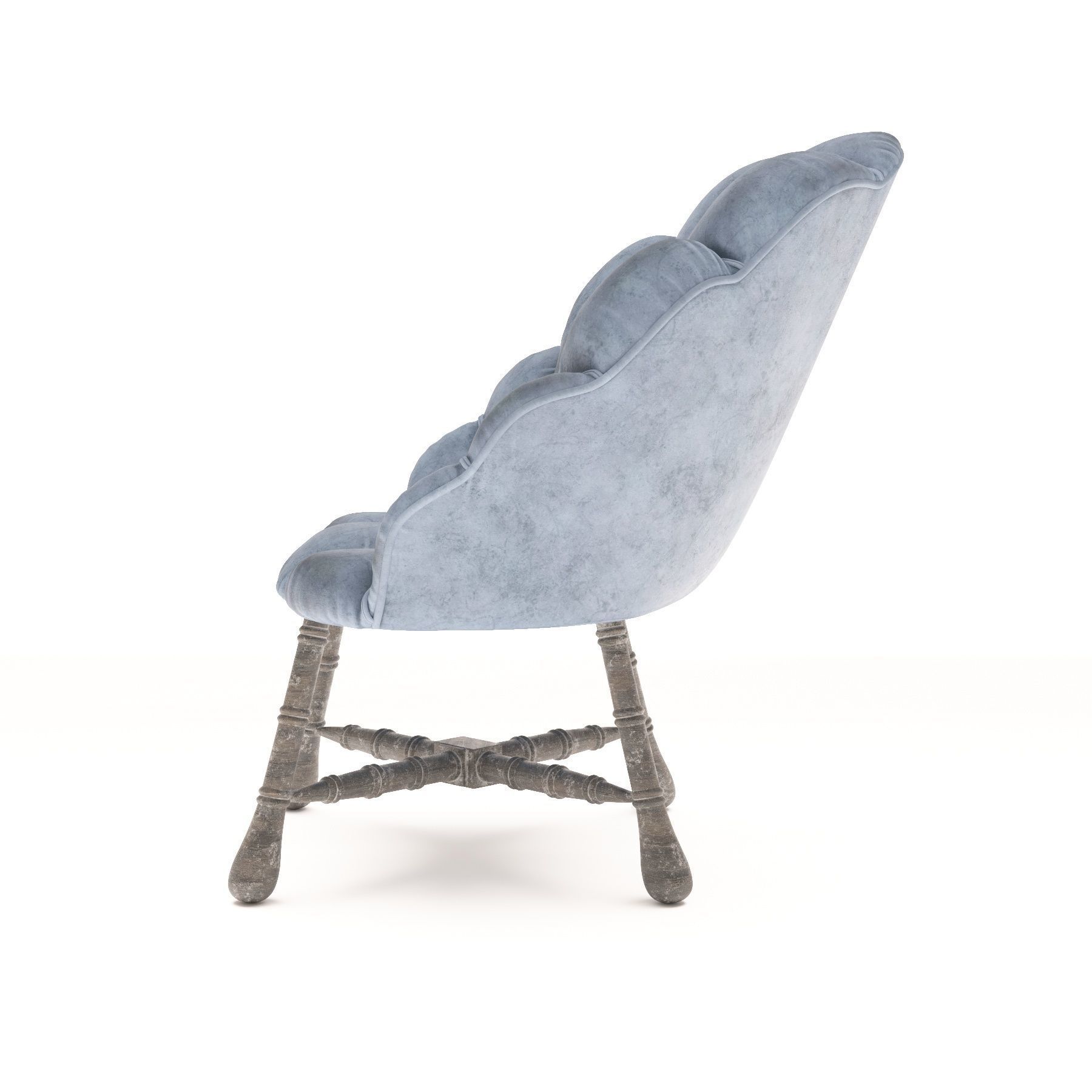 Ariel Shell chair 3D model_1