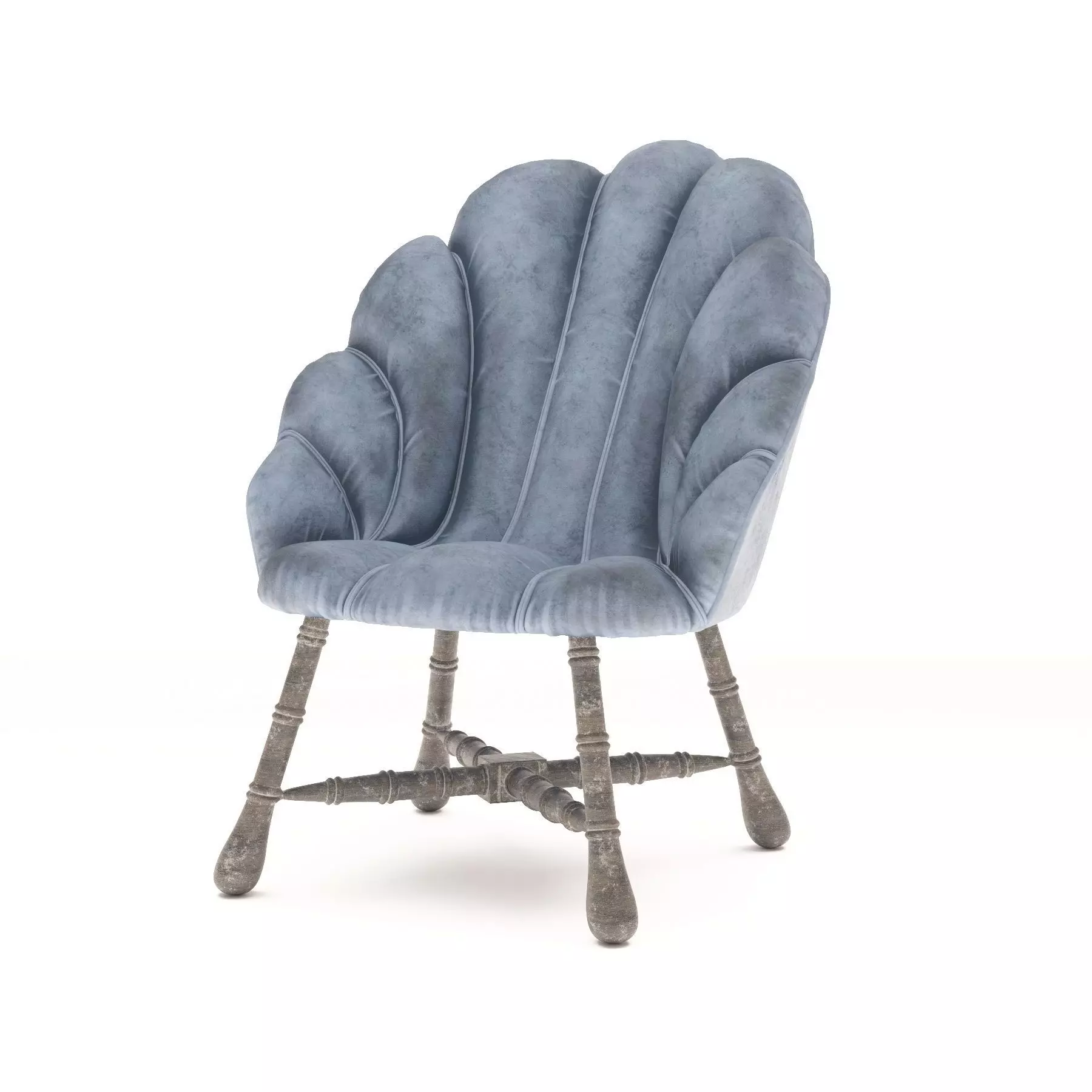 Ariel Shell chair 3D model_0