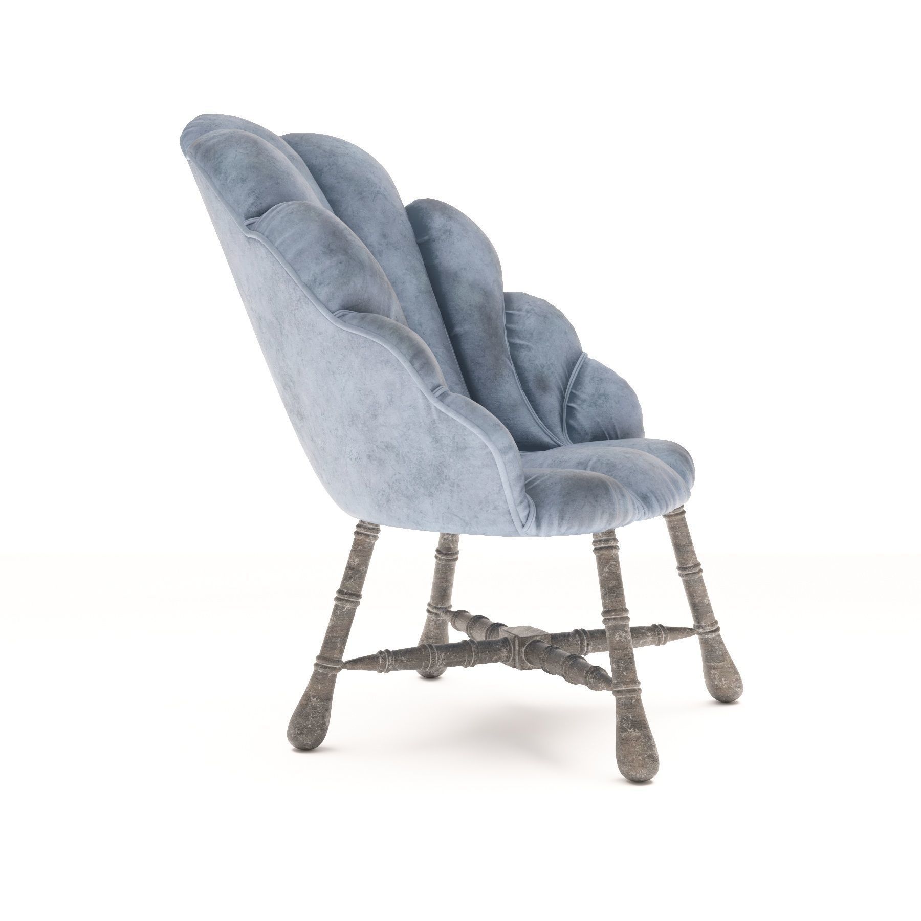 Ariel Shell chair 3D model_3