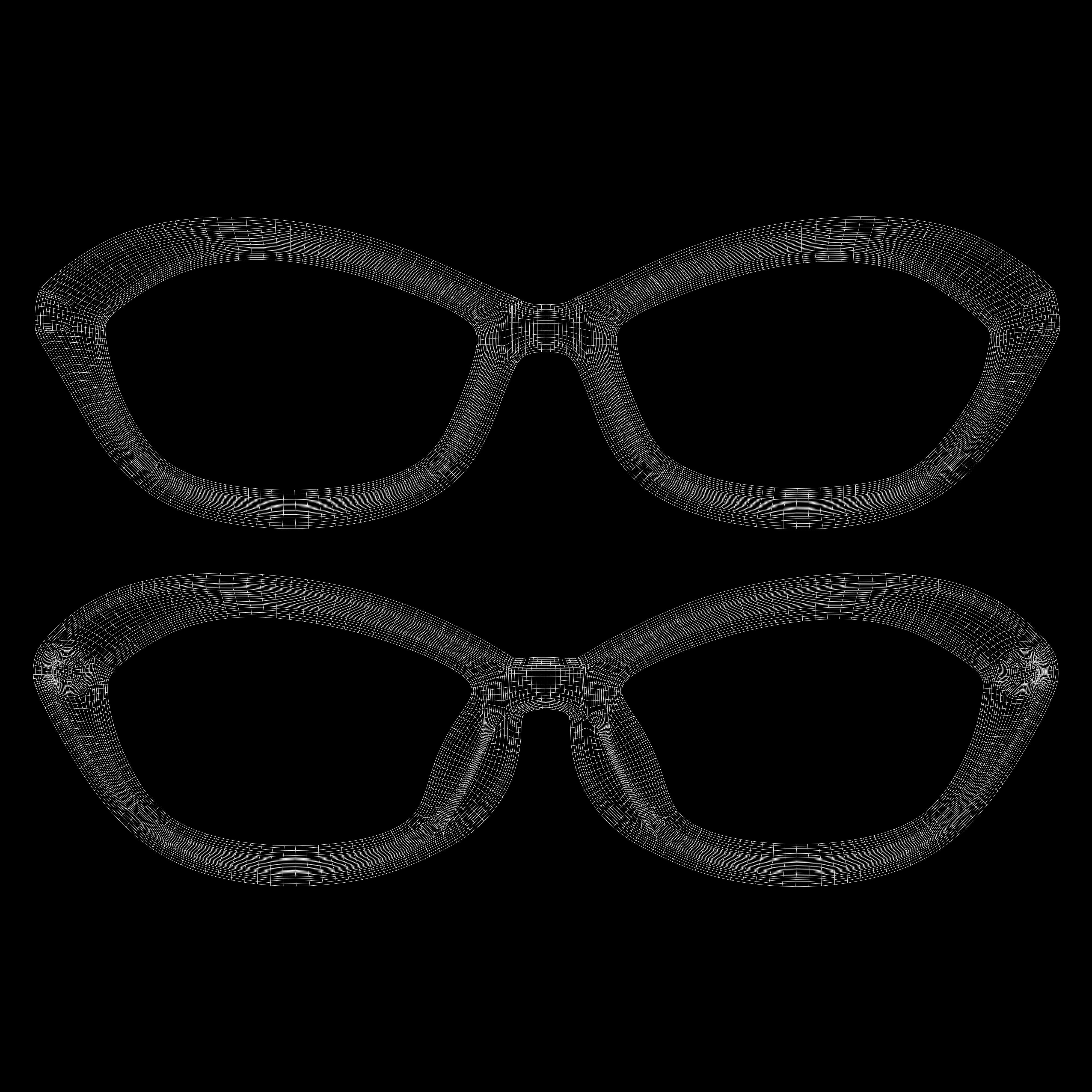 Eyeglasses for Men and Women 3D print model_9