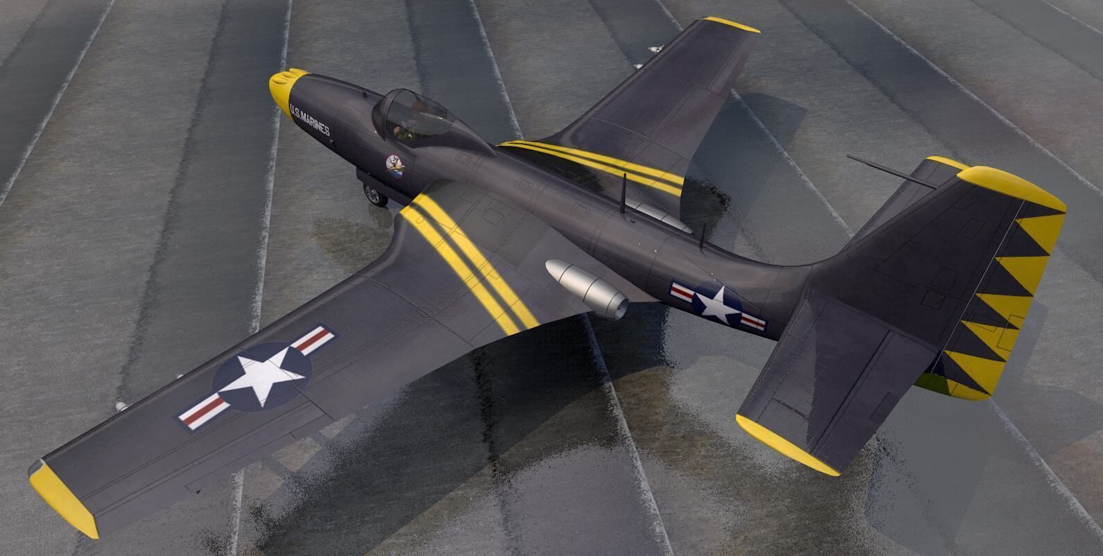 McDonnell FH-1 Phantom 3D model_3