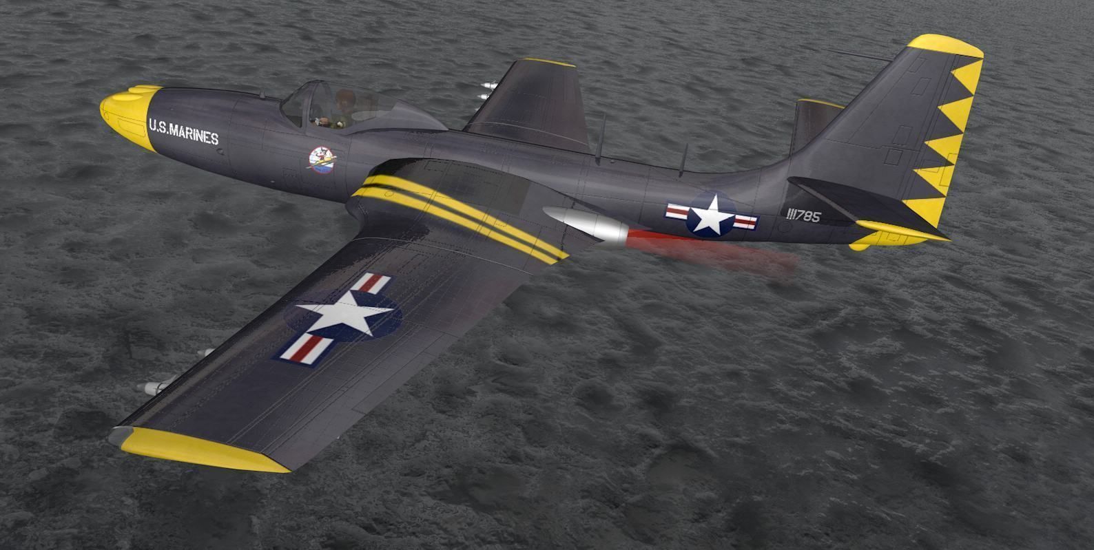 McDonnell FH-1 Phantom 3D model_12