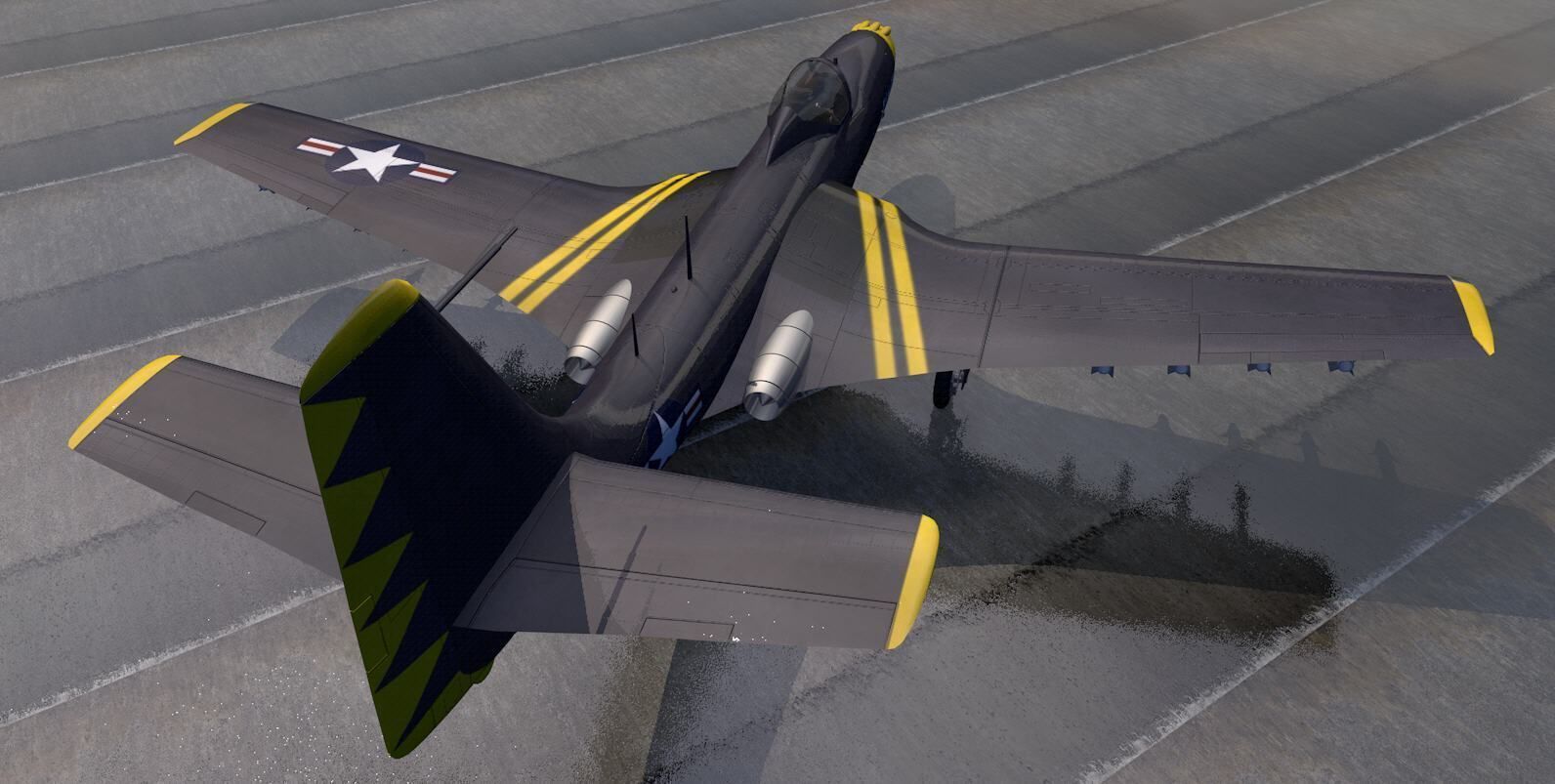 McDonnell FH-1 Phantom 3D model_7