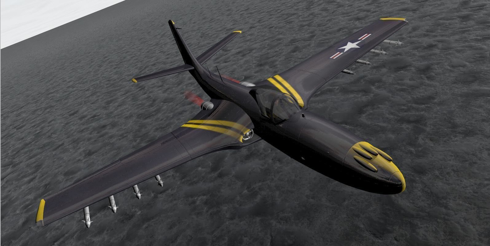 McDonnell FH-1 Phantom 3D model_10