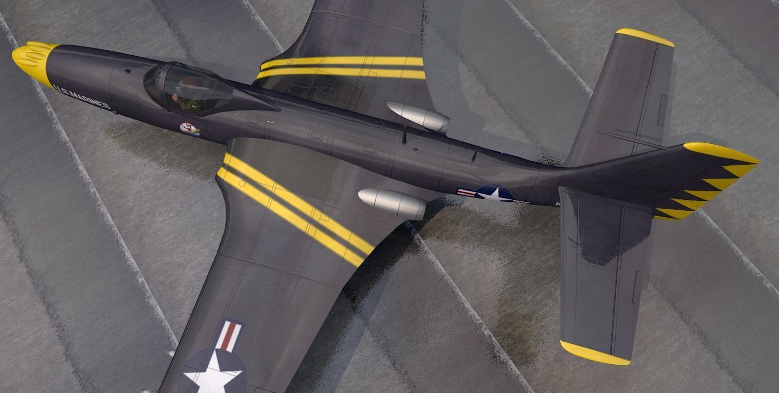 McDonnell FH-1 Phantom 3D model_9