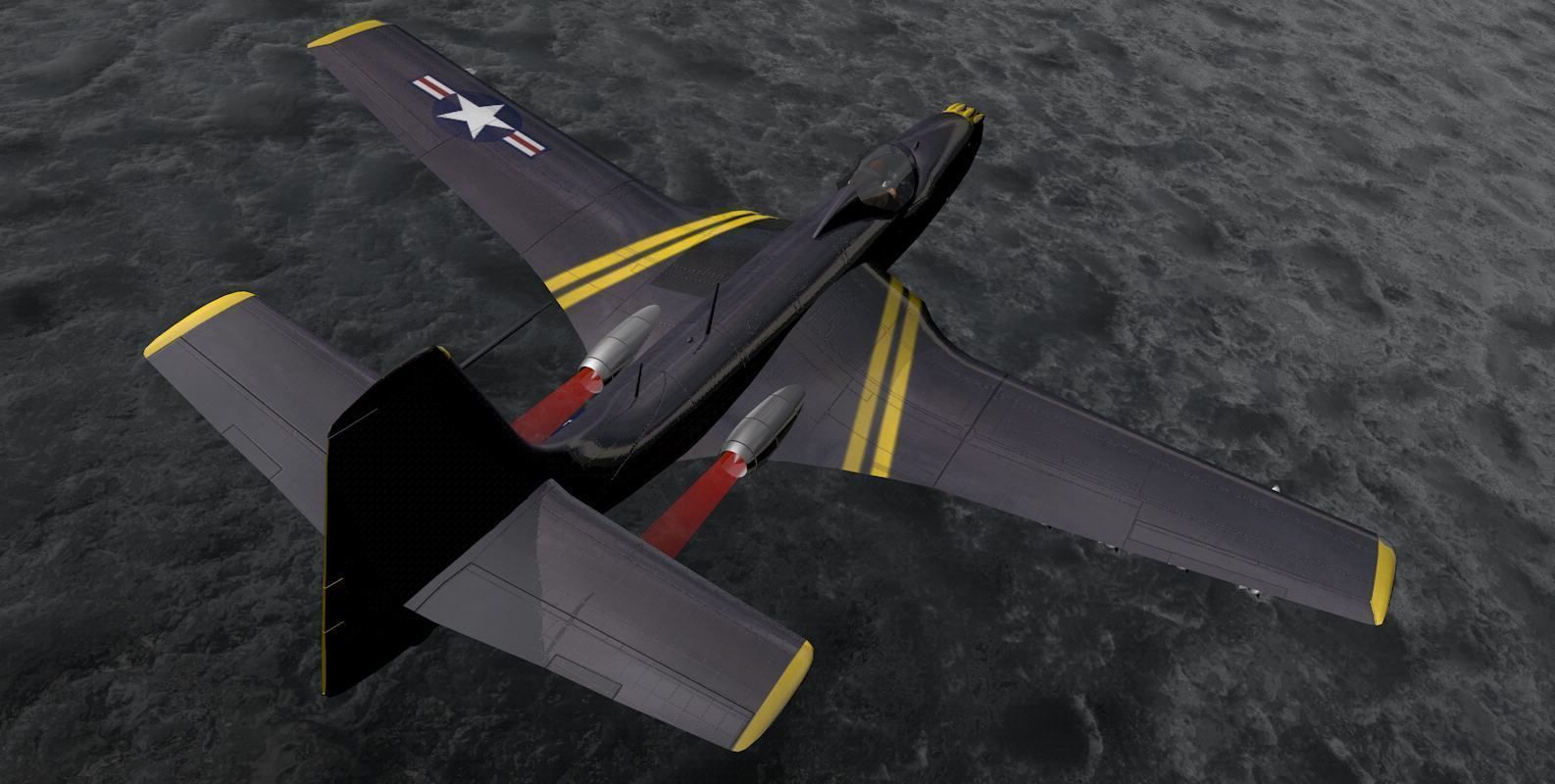 McDonnell FH-1 Phantom 3D model_11