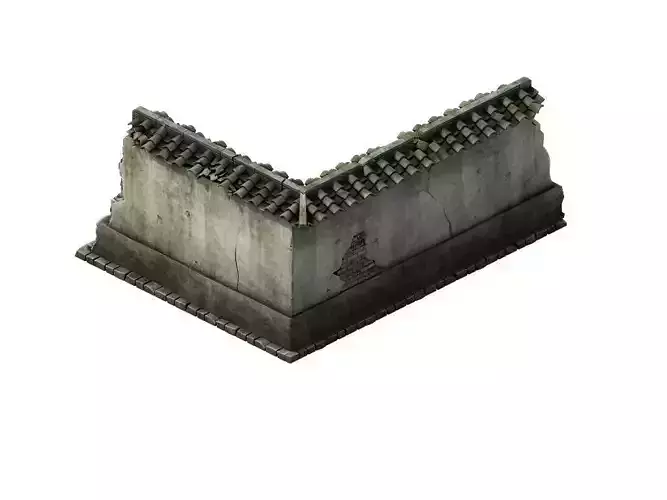 del - prairie scene - ruins of broken walls 02 01