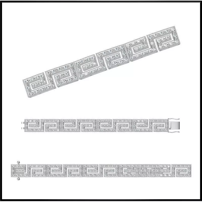 JCD Format Minimalist bracelets jcd jewelry 3D model 3D printable ...