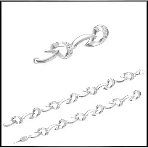 JCD Format Mens bracelets jewelers file set