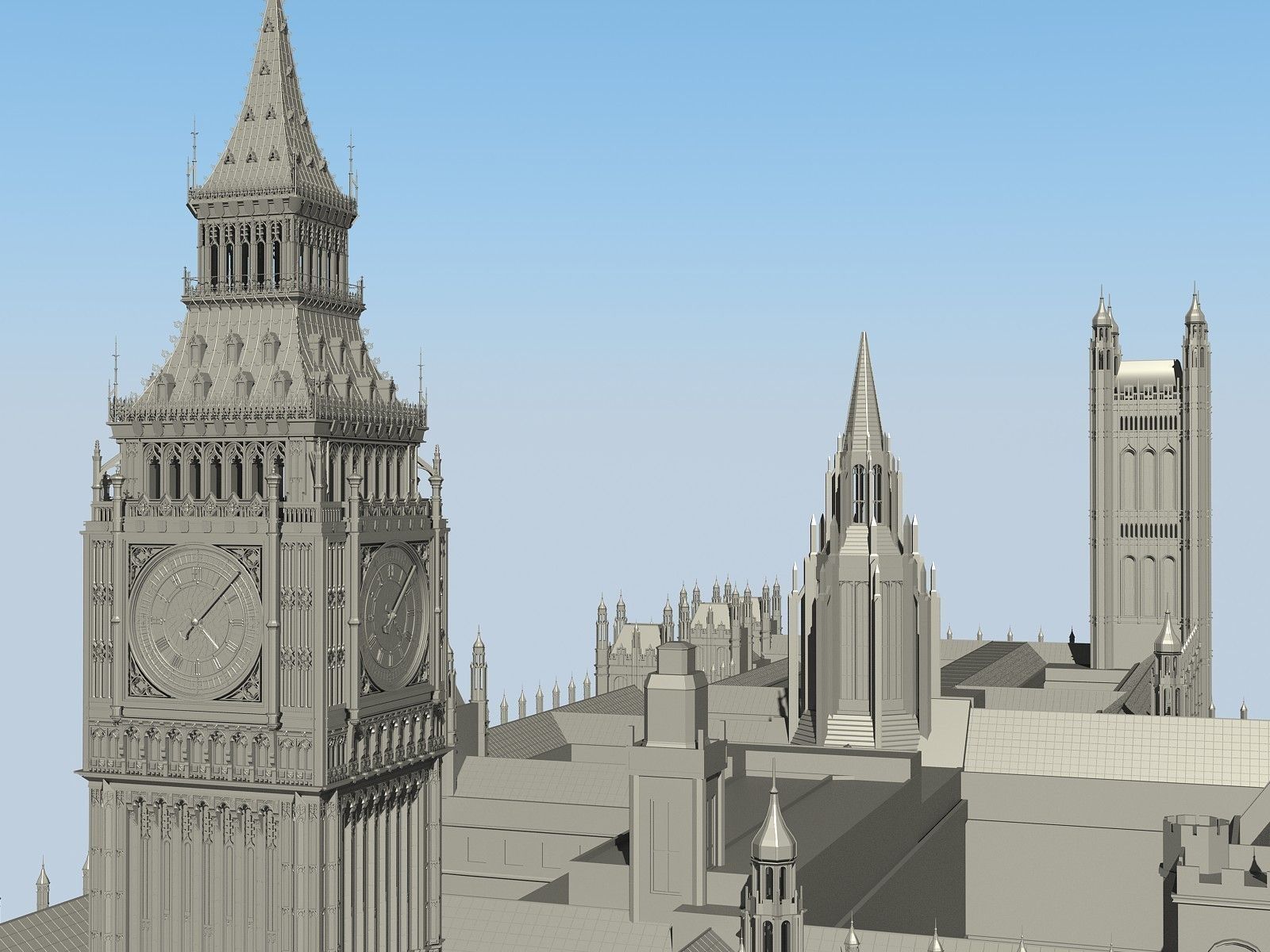 Big Ben London 3D model_18
