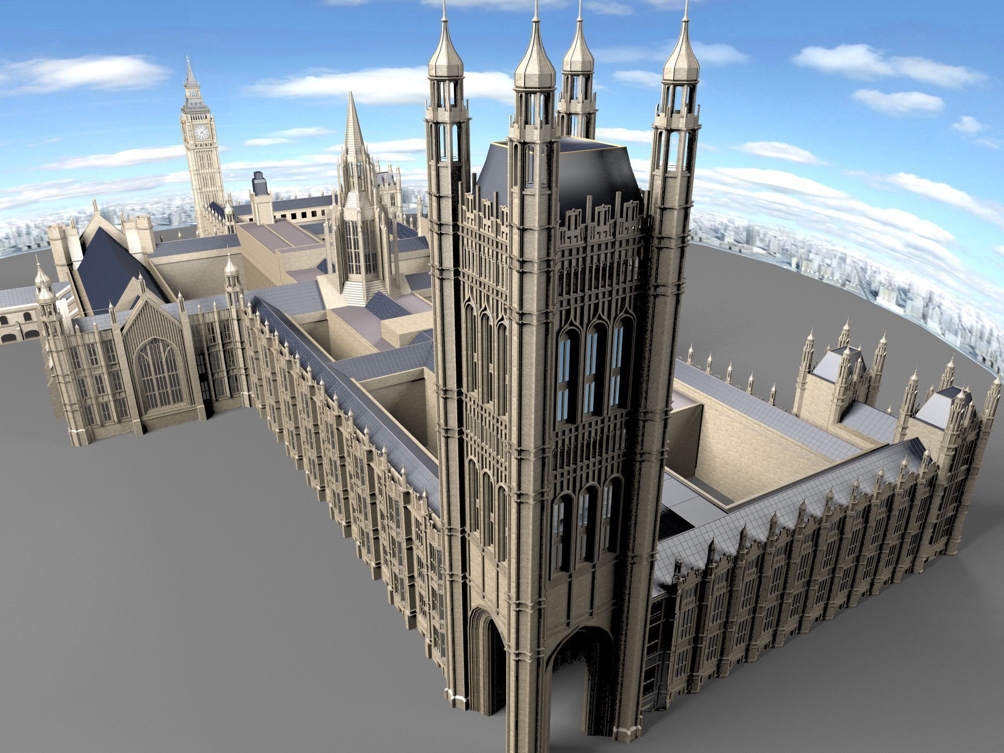 Big Ben London 3D model_4