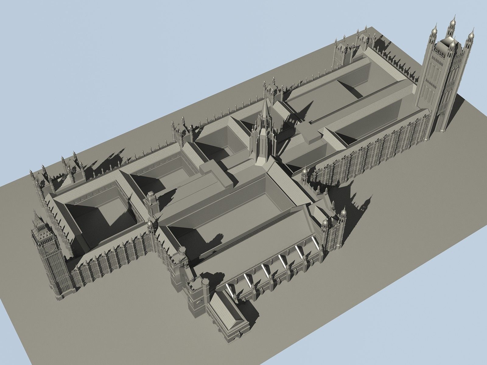 Big Ben London 3D model_16