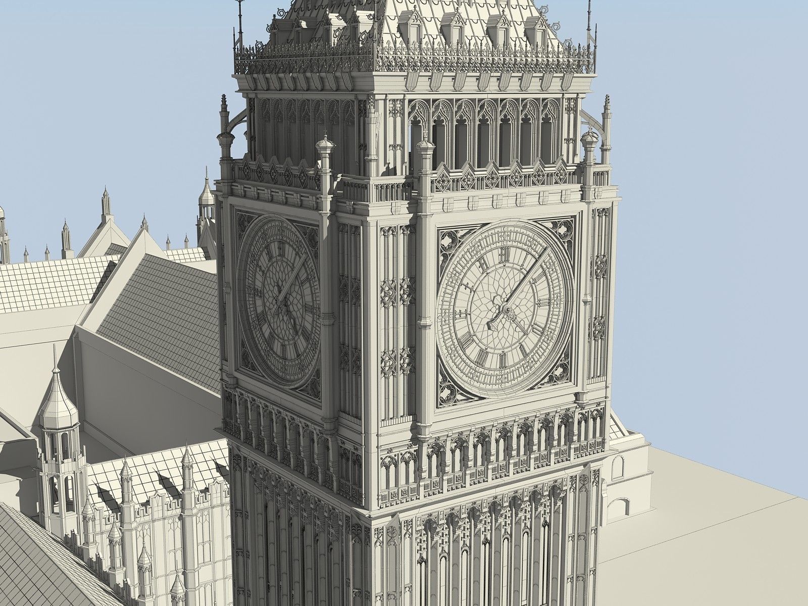 Big Ben London 3D model_22