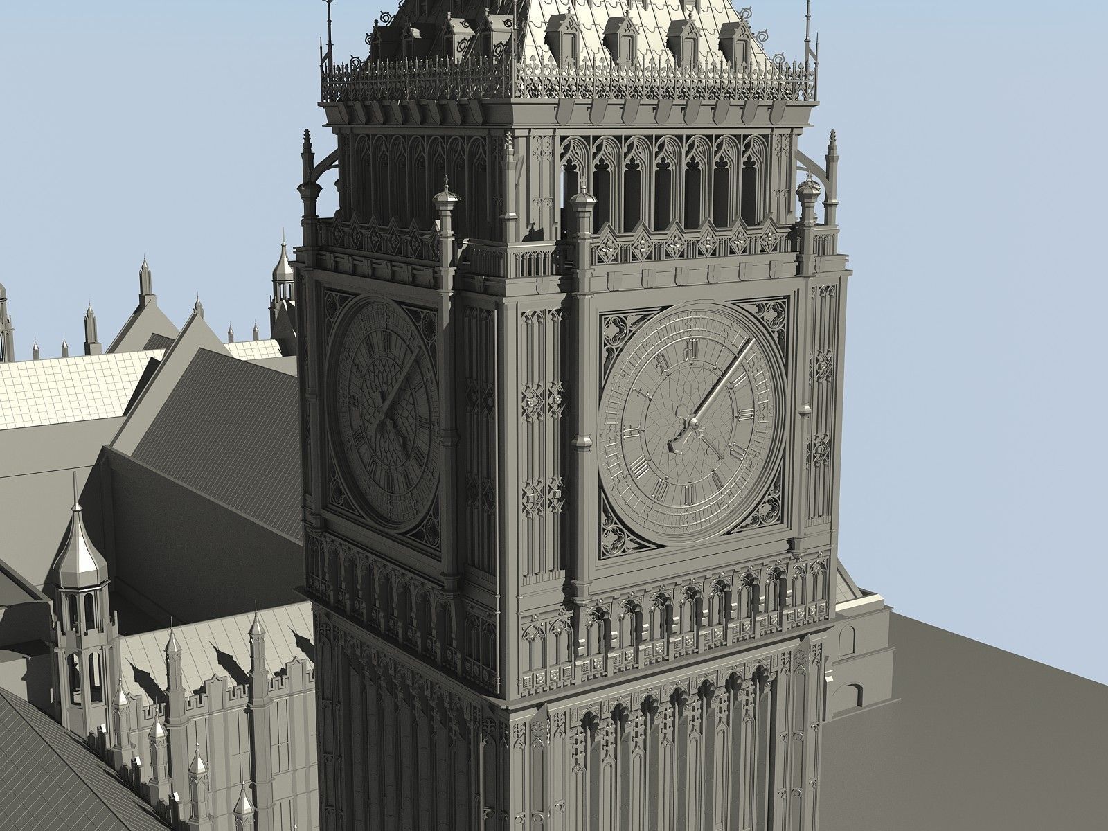 Big Ben London 3D model_17