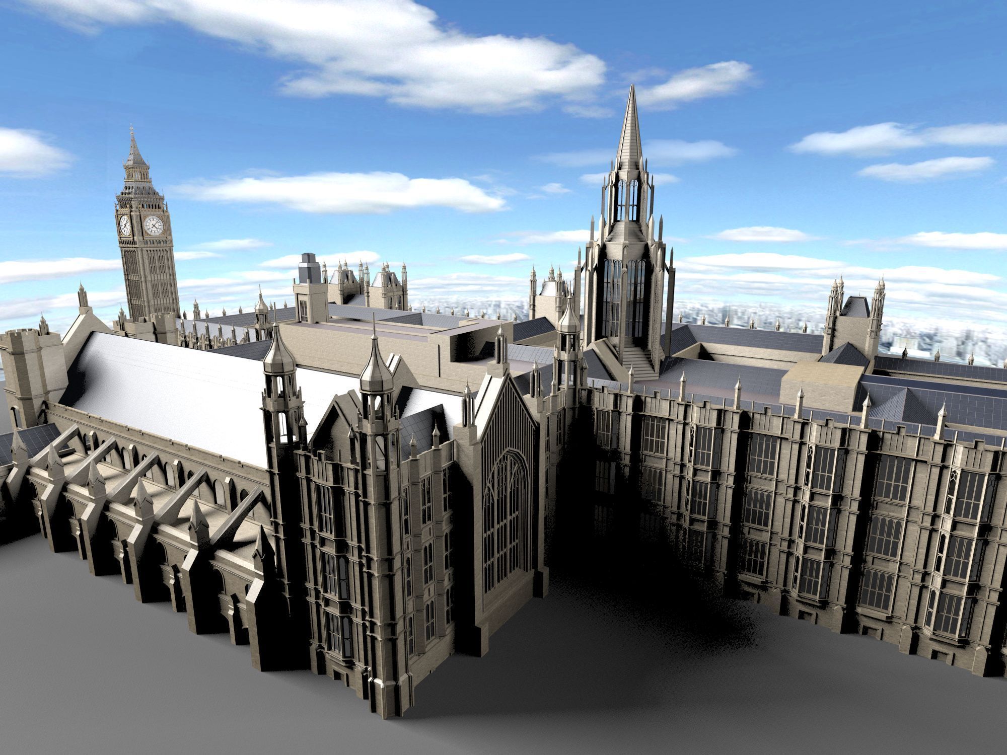 Big Ben London 3D model_5