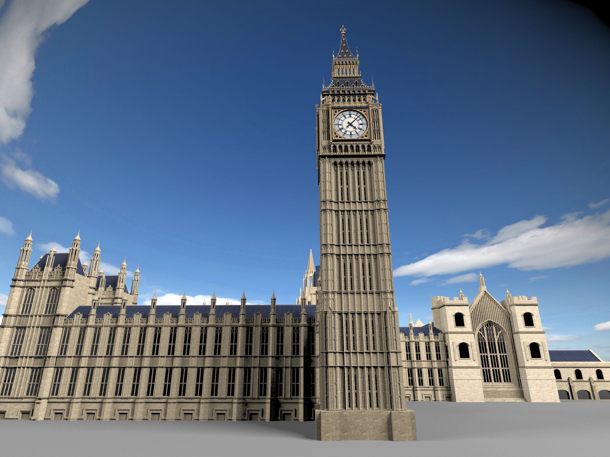 Big Ben London 3D model_2