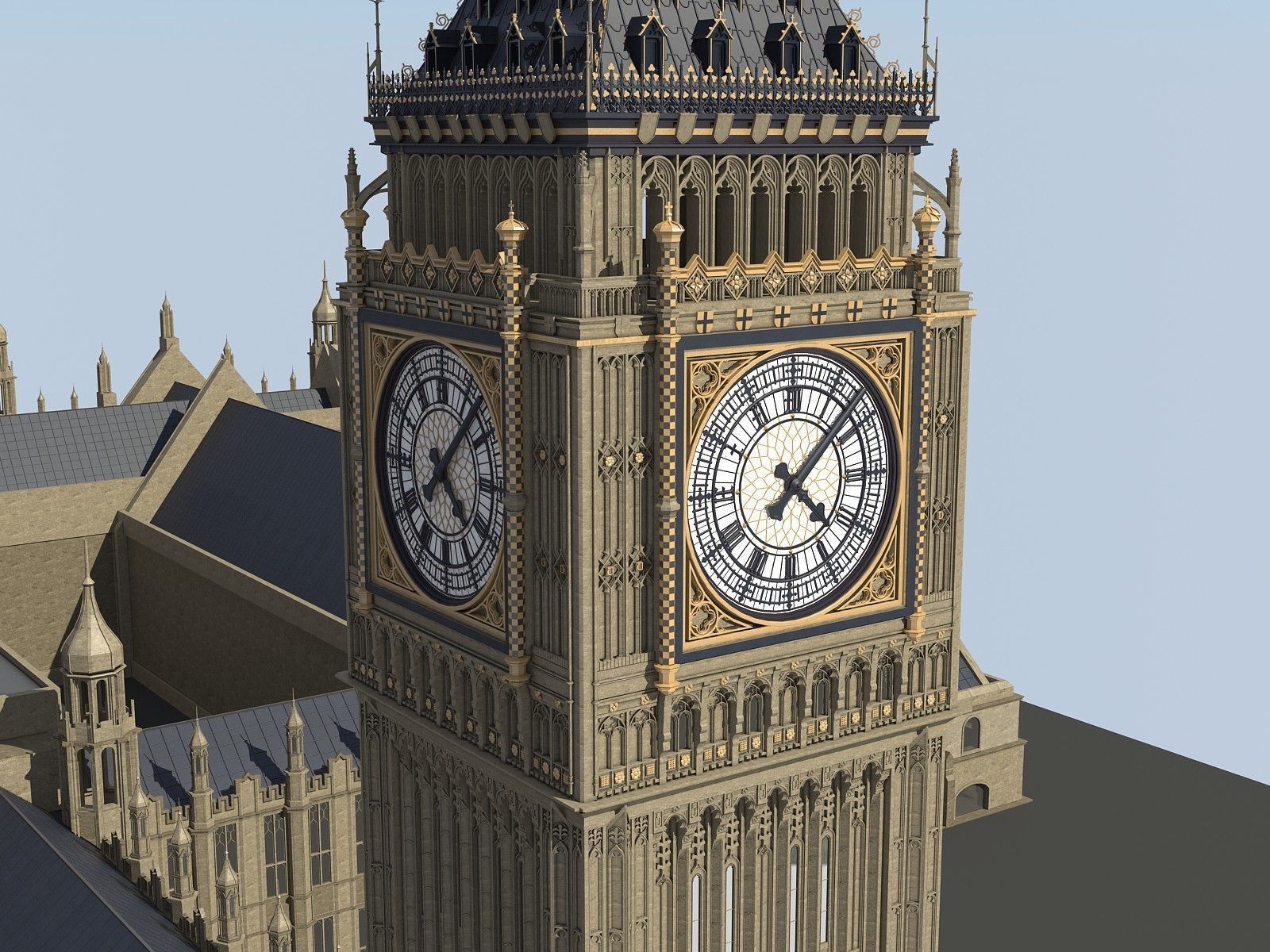 Big Ben London 3D model_13