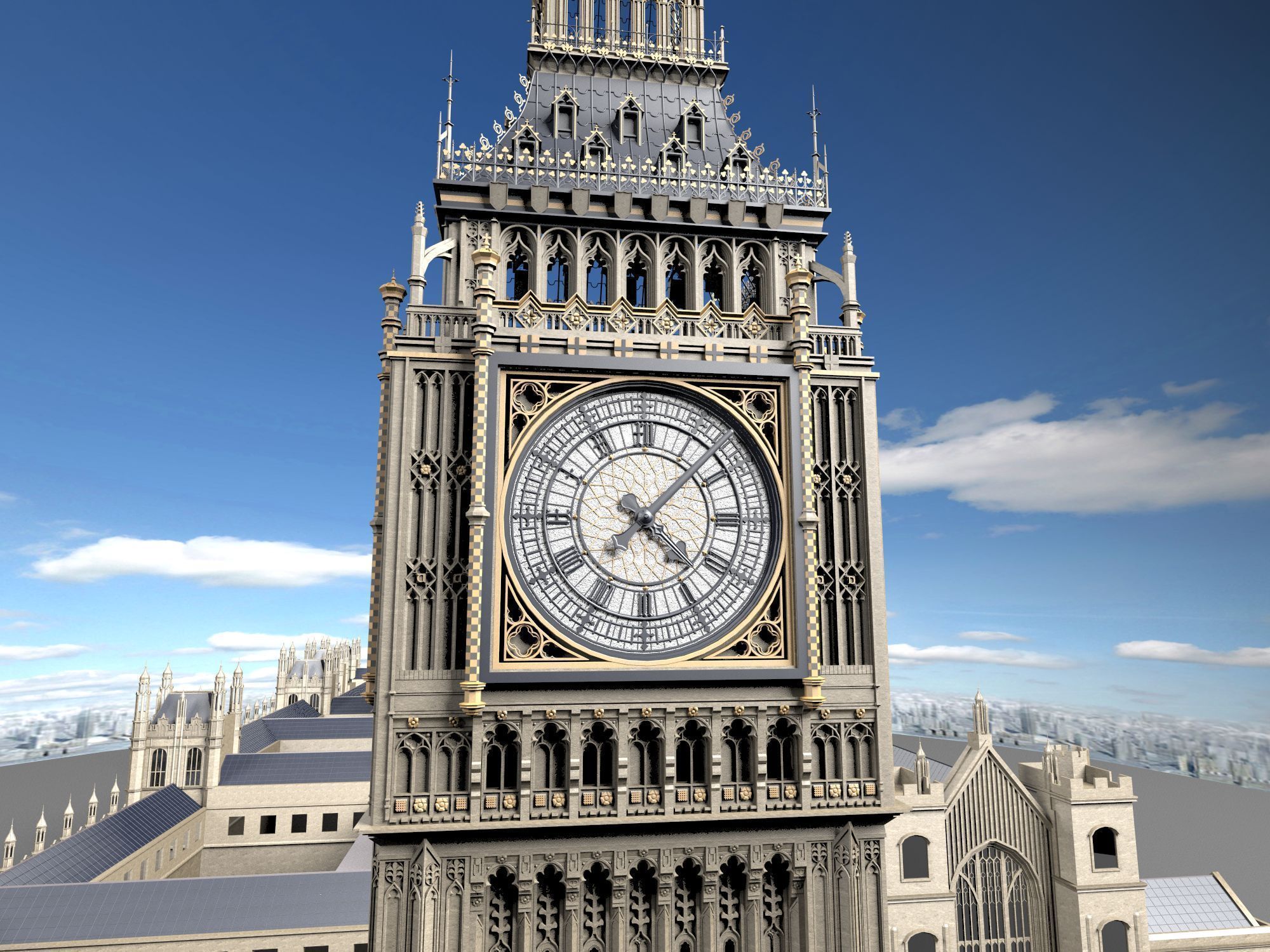Big Ben London 3D model_1