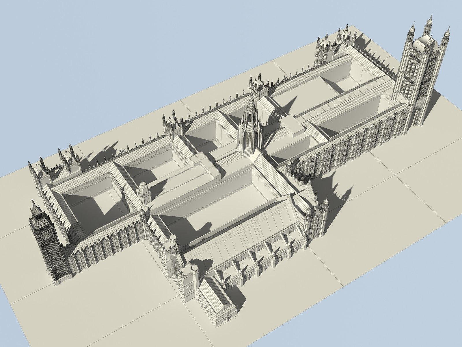 Big Ben London 3D model_20