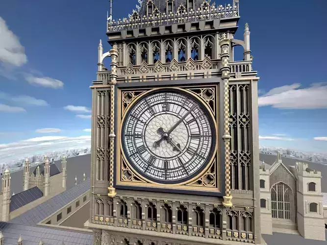 Big Ben London 3D model