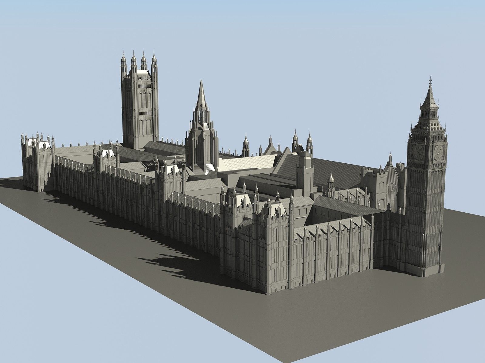 Big Ben London 3D model_15