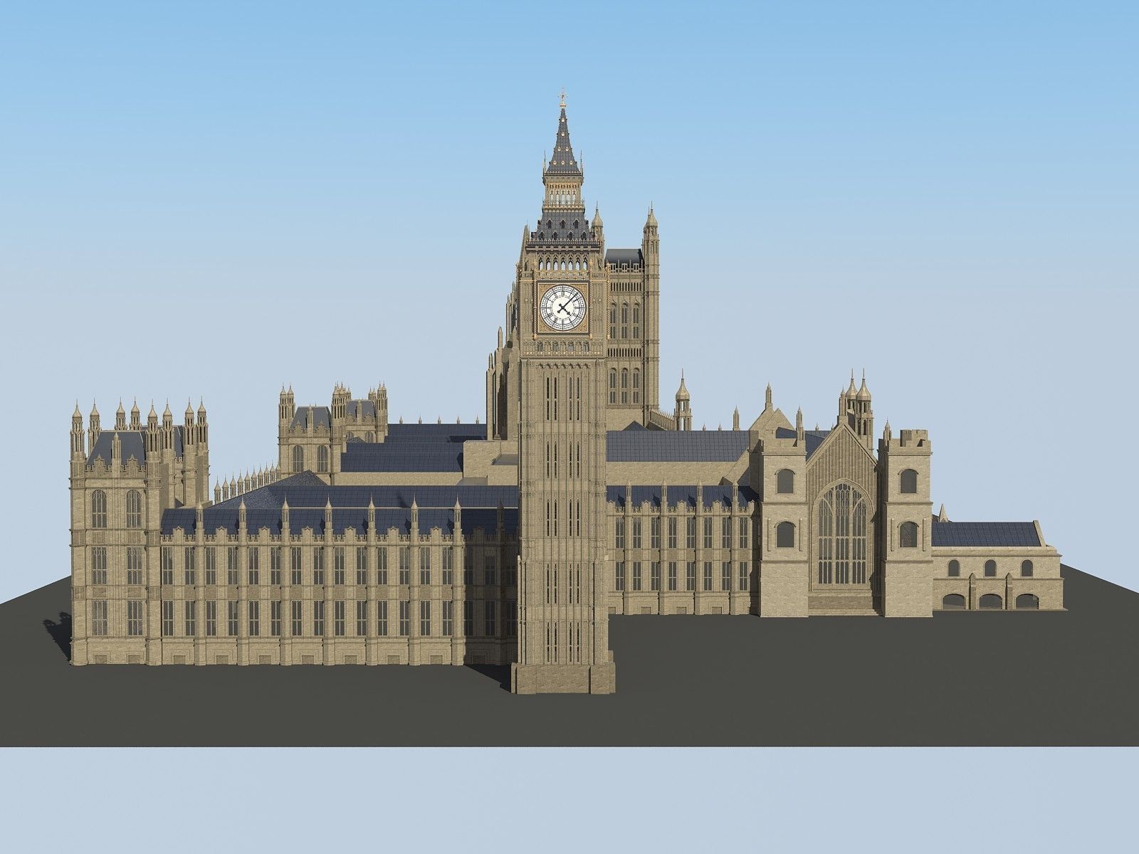 Big Ben London 3D model_14