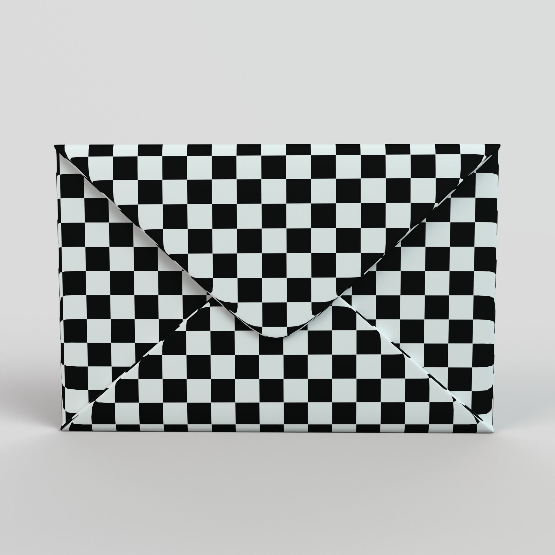 Mail Envelope 3D model_7