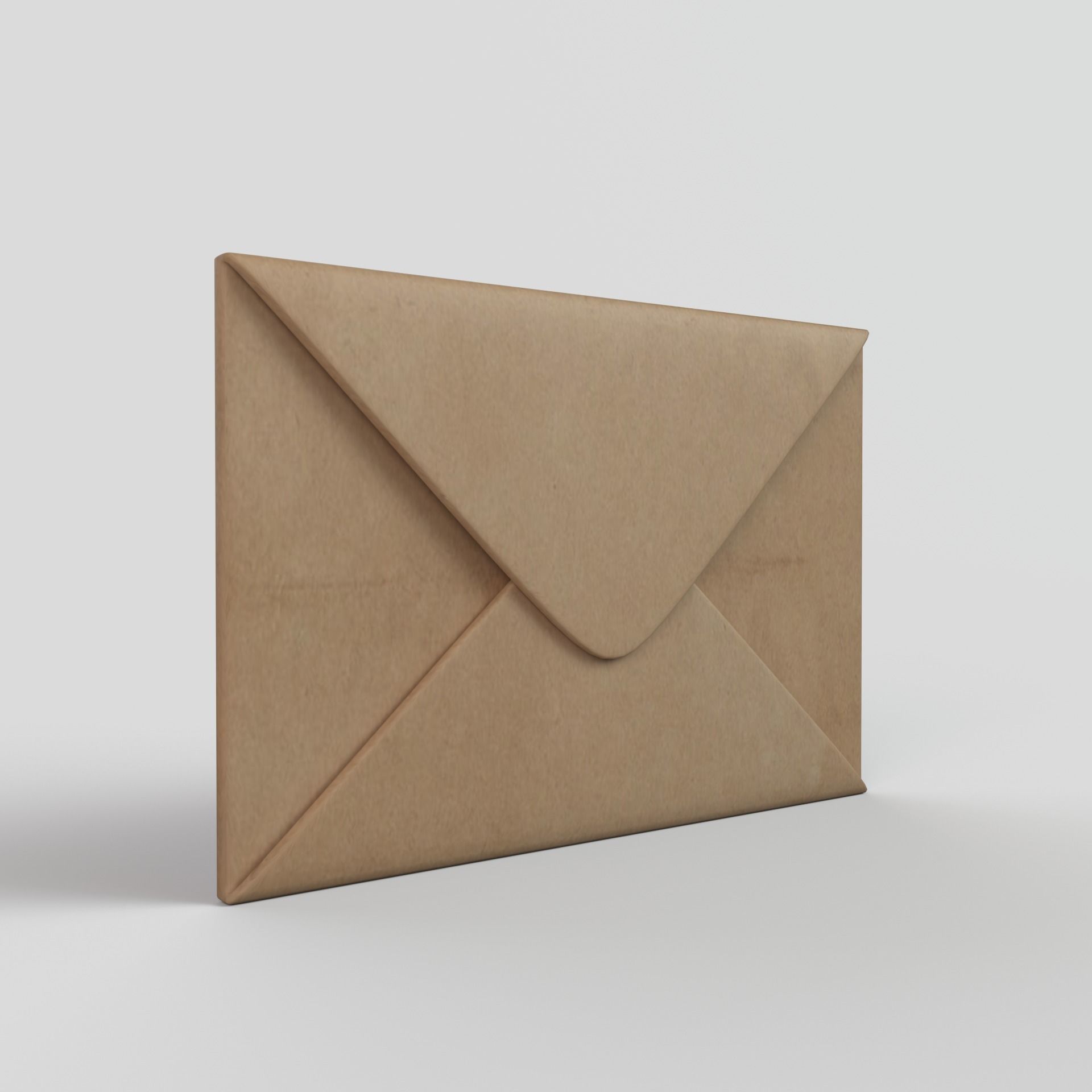 Mail Envelope 3D model_2