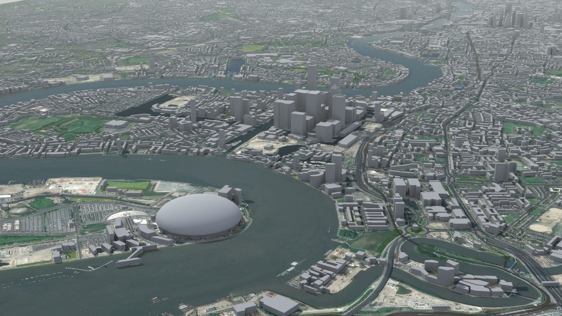 London City Central 3D model_2