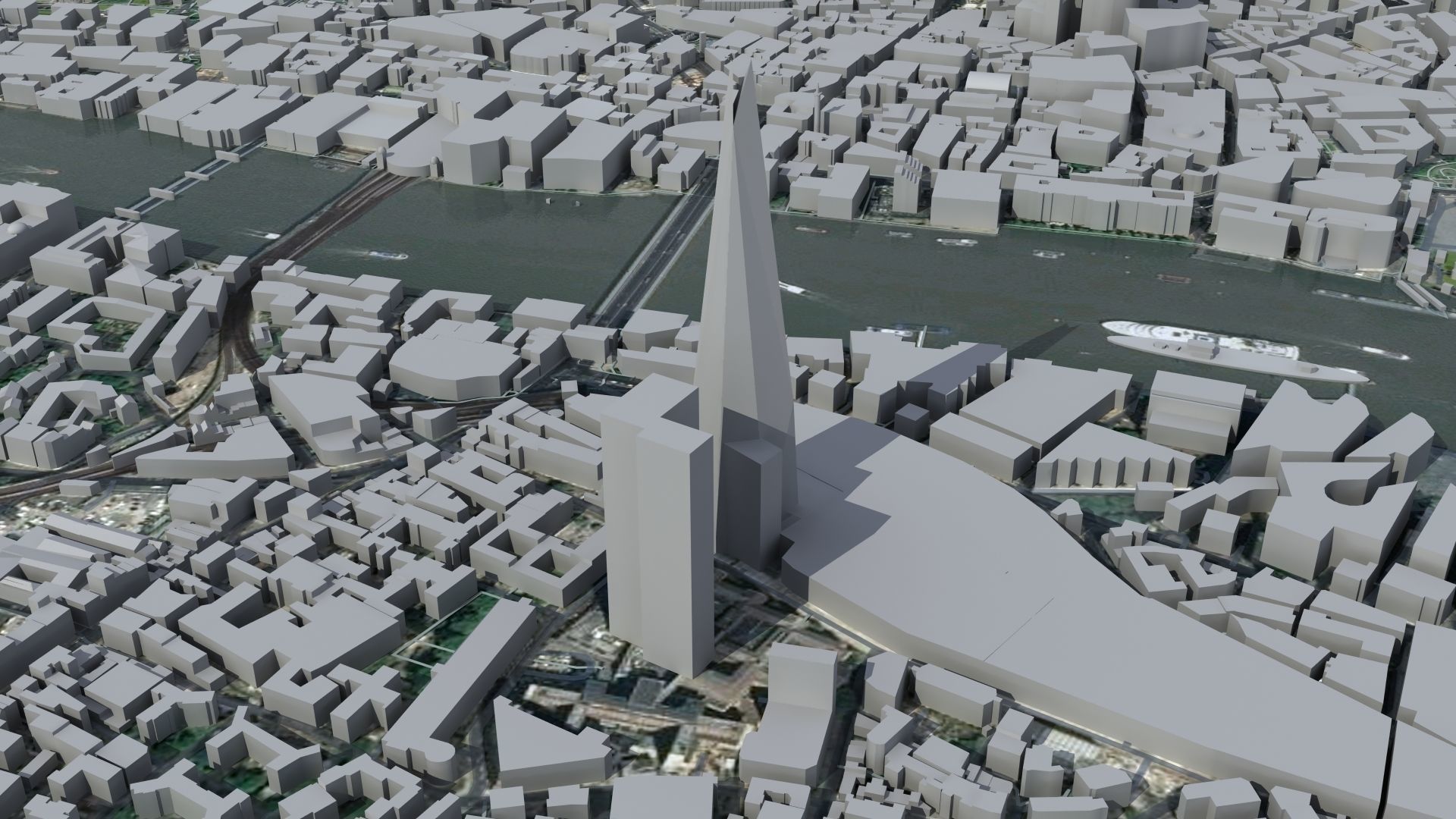 London City Central 3D model_8