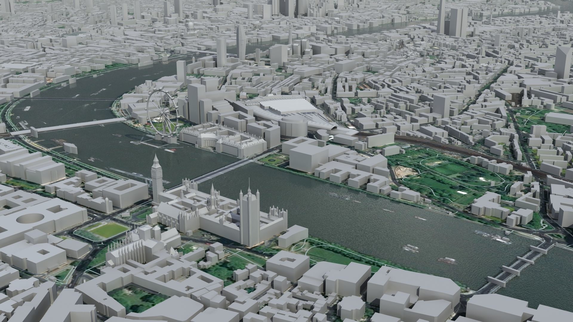 London City Central 3D model_1