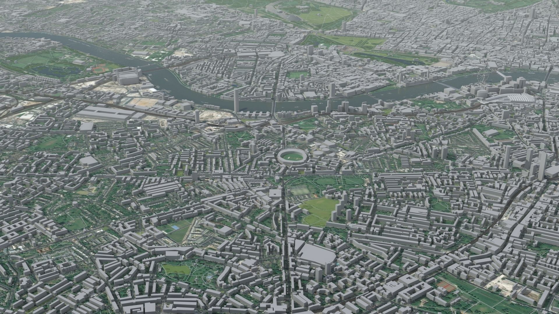 London City Central 3D model_3