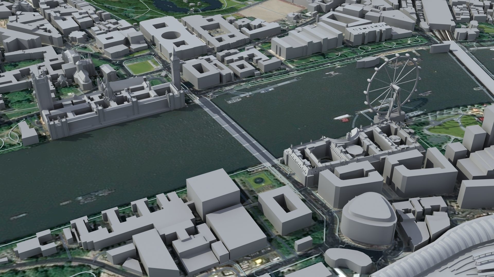 London City Central 3D model_6