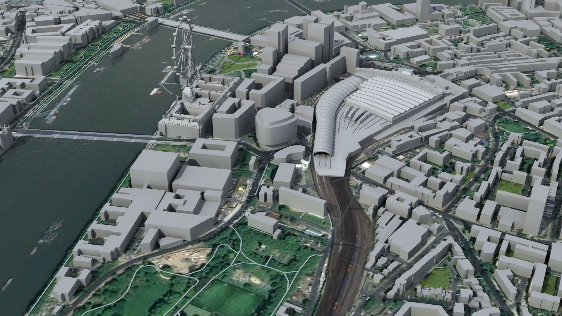 London City Central 3D model_7