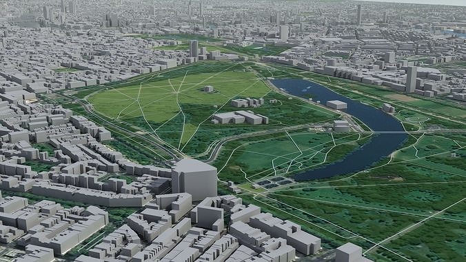 London City Central 3D model