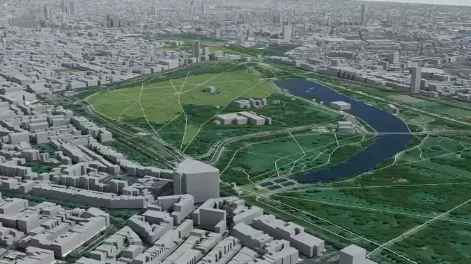 London City Central 3D model