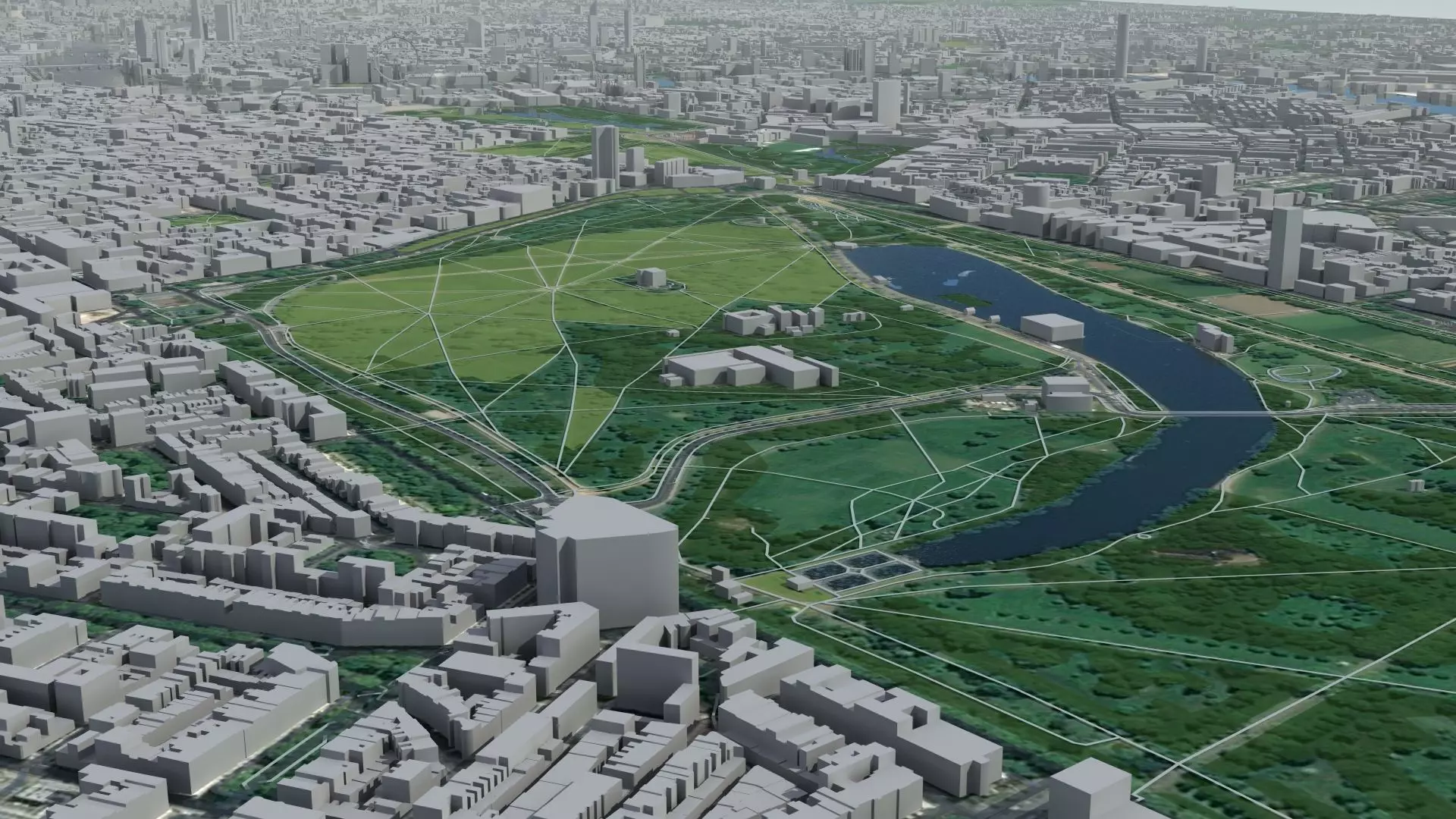 London City Central 3D model_0