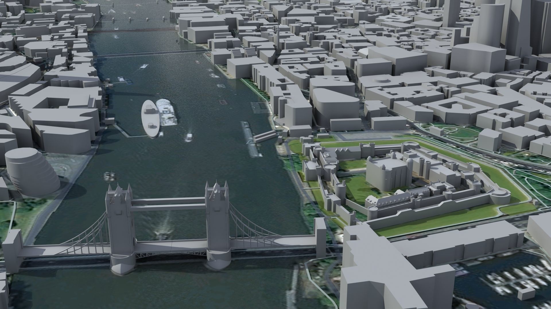 London City Central 3D model_11