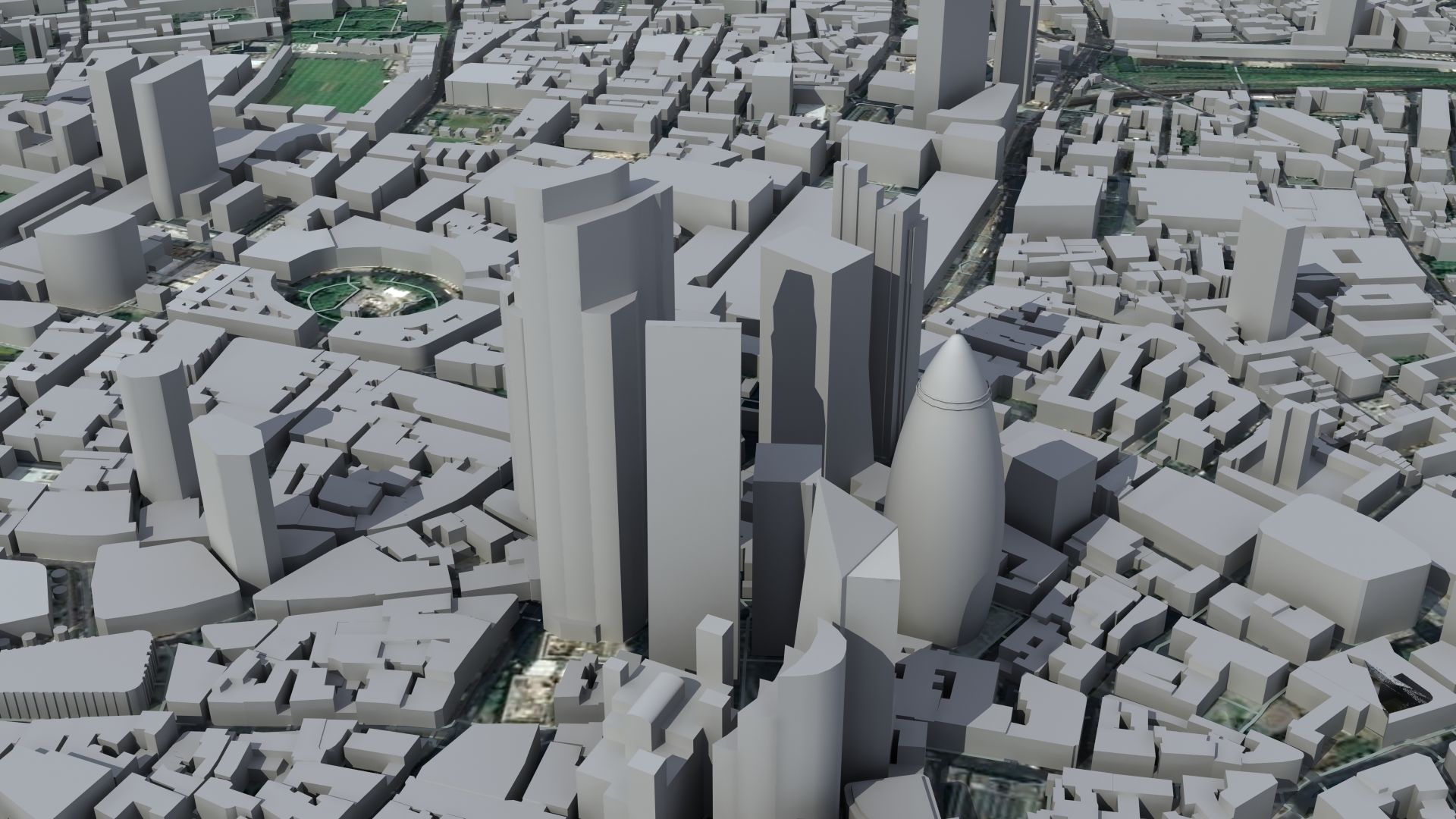 London City Central 3D model_9