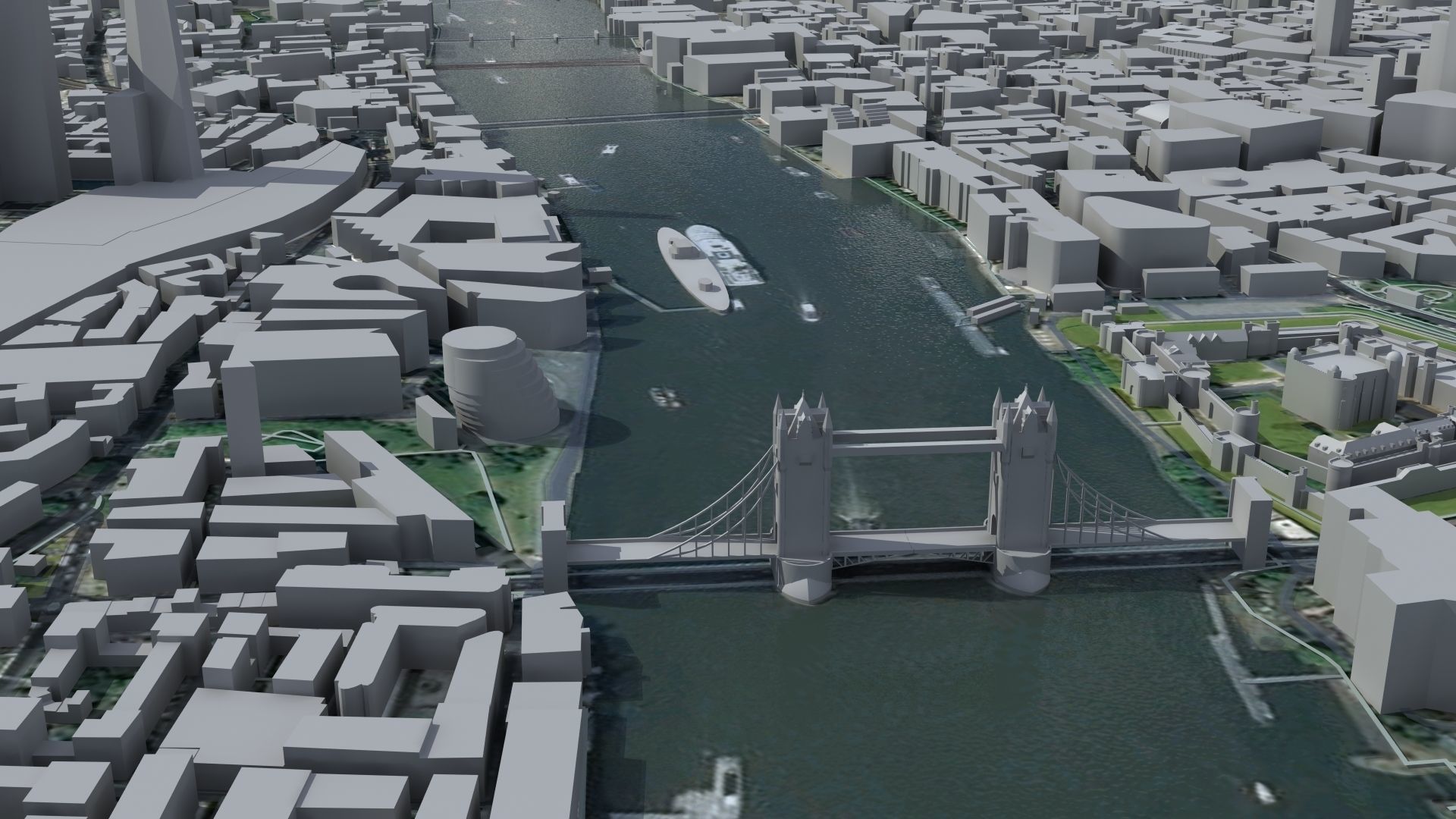 London City Central 3D model_10