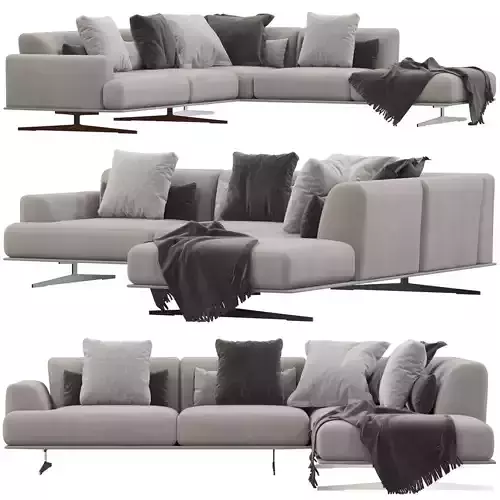 Max Divani ALBACHIARA sofa 3D model