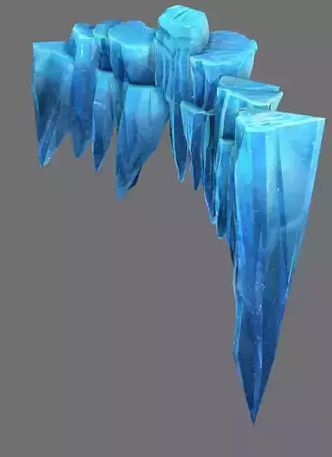 Game Model - snow - cliff 01 01