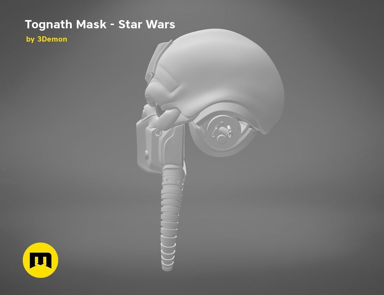 Tognath Mask  Star Wars 3D print model_17