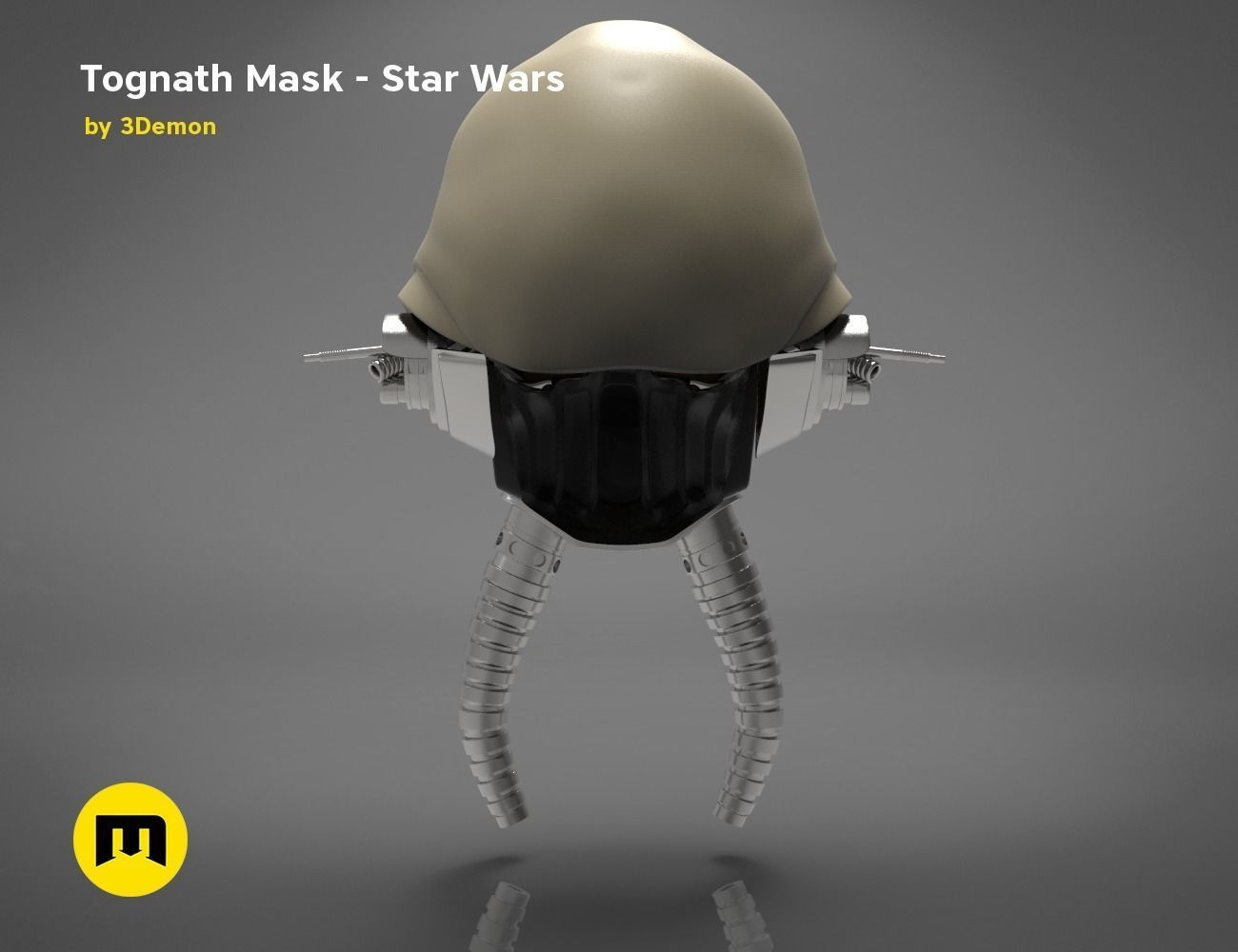 Tognath Mask  Star Wars 3D print model_9