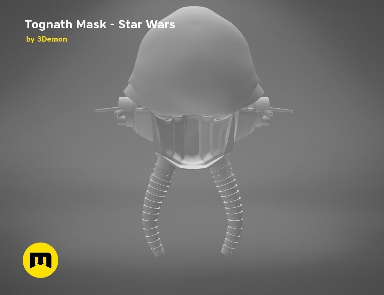 Tognath Mask  Star Wars 3D print model_18