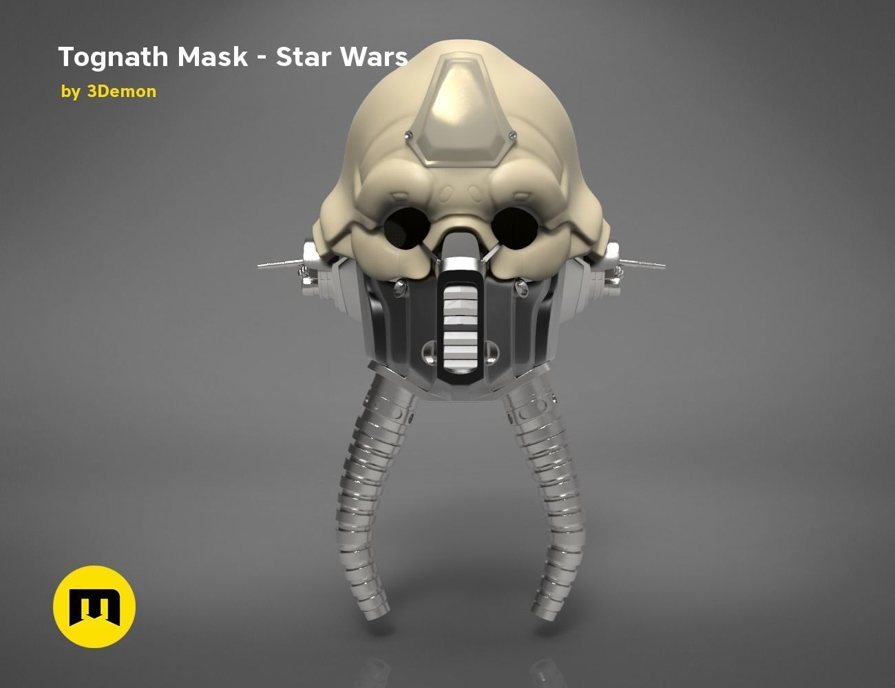 Tognath Mask  Star Wars 3D print model_3