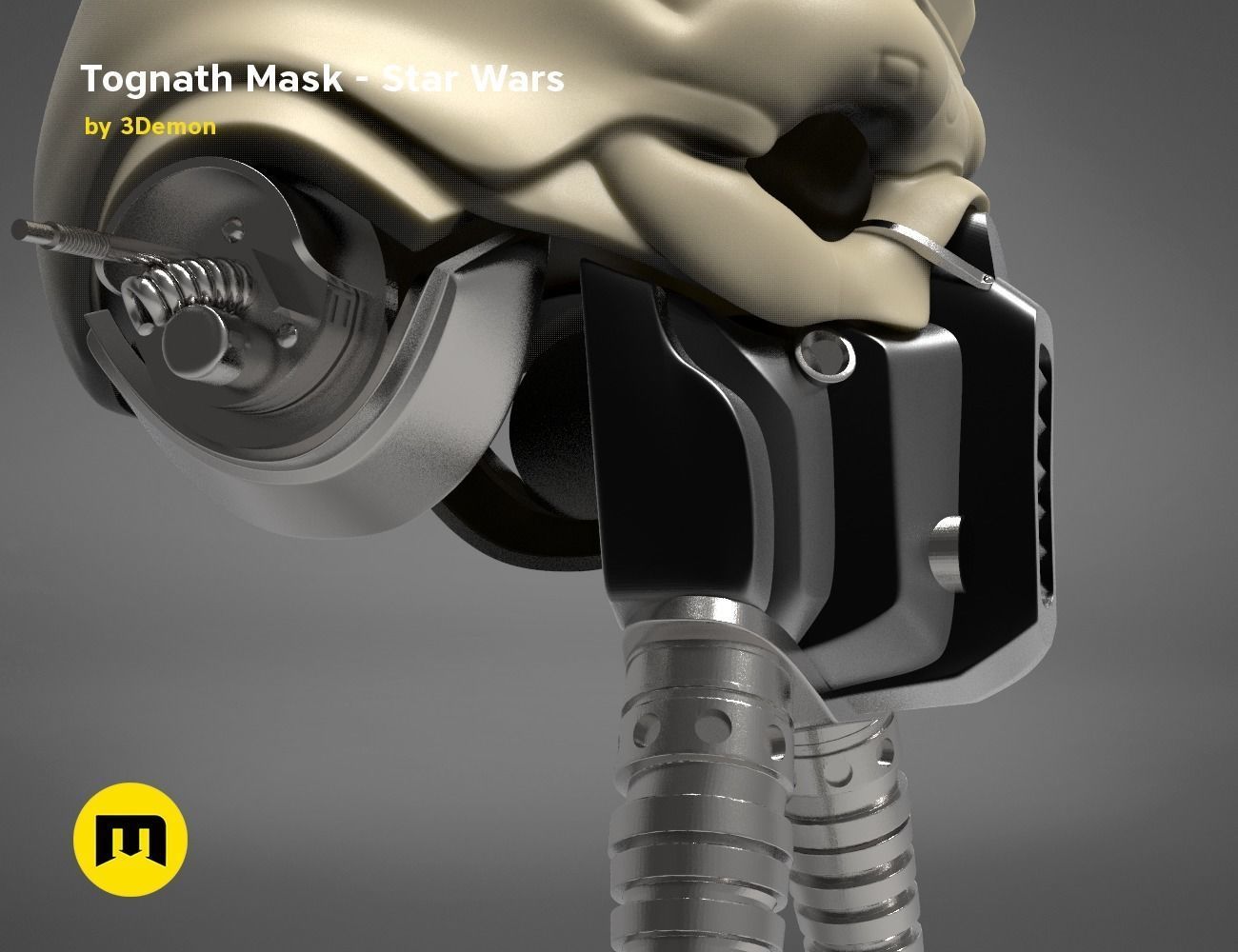 Tognath Mask  Star Wars 3D print model_10