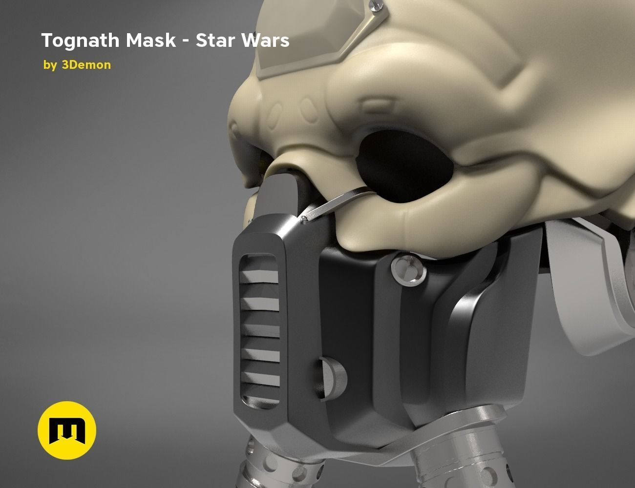 Tognath Mask  Star Wars 3D print model_2
