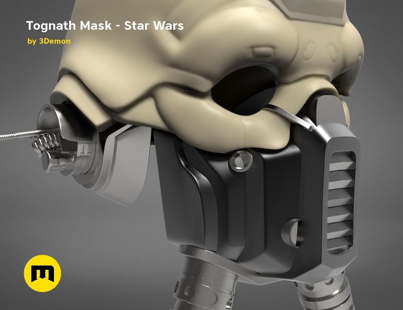 Tognath Mask  Star Wars 3D print model_24